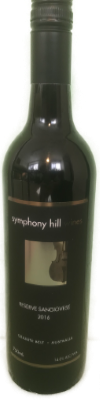 symphony hill reserve sangiovese